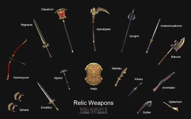 FFXI Relic Weapons